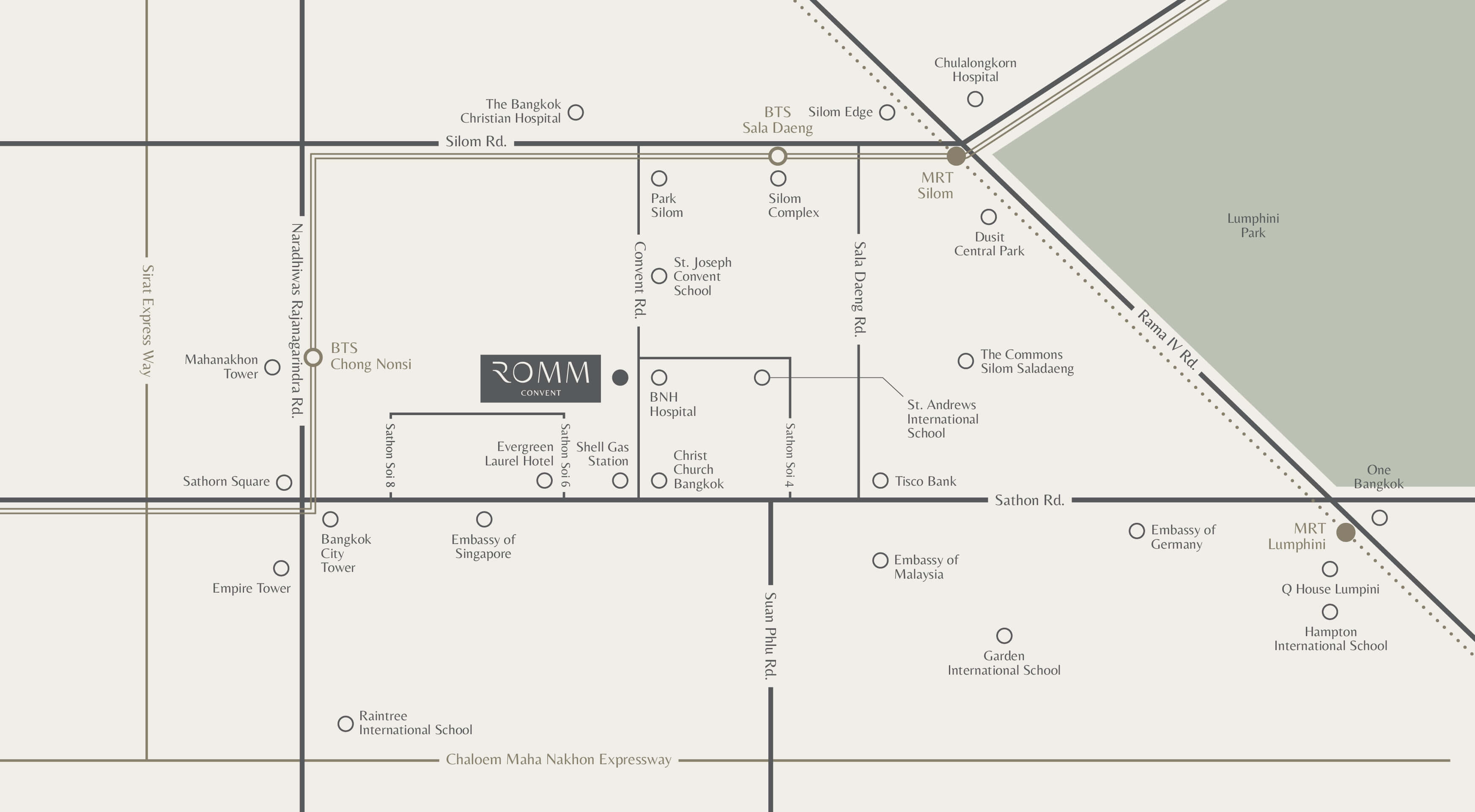 Romm Convent Map Location
