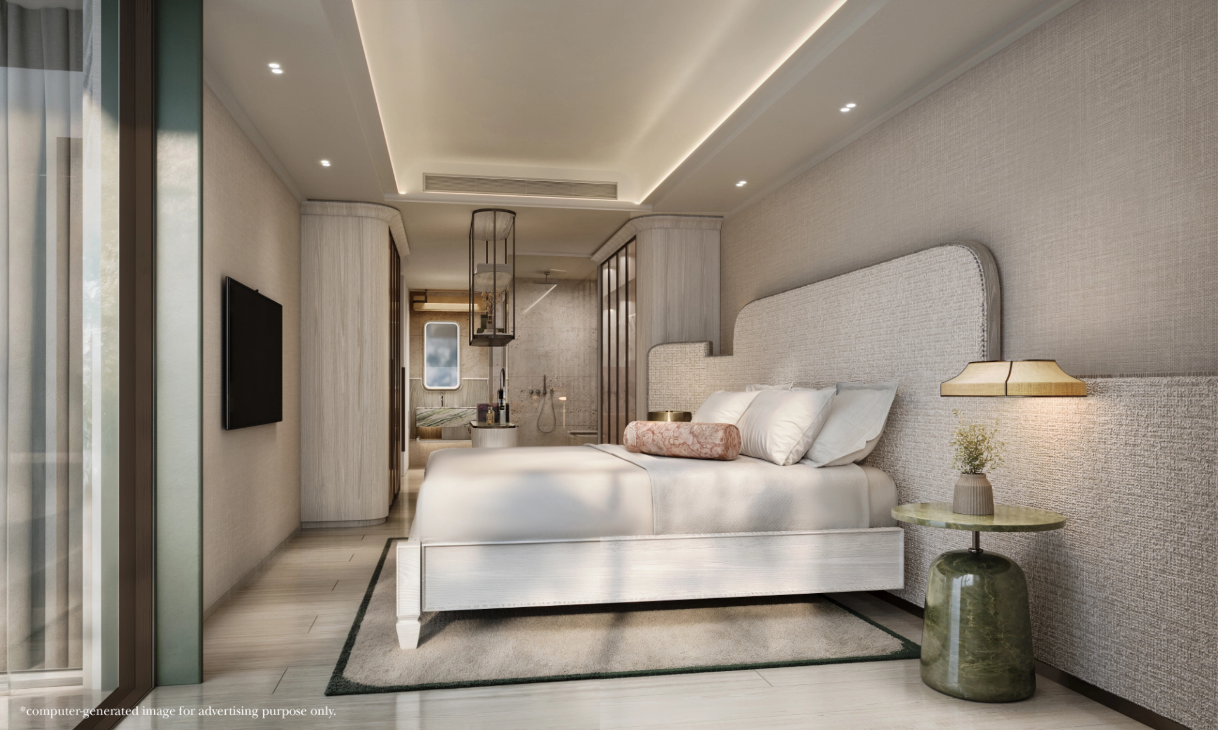 2 Bedroom 100 sq.m. - Master Bedroom