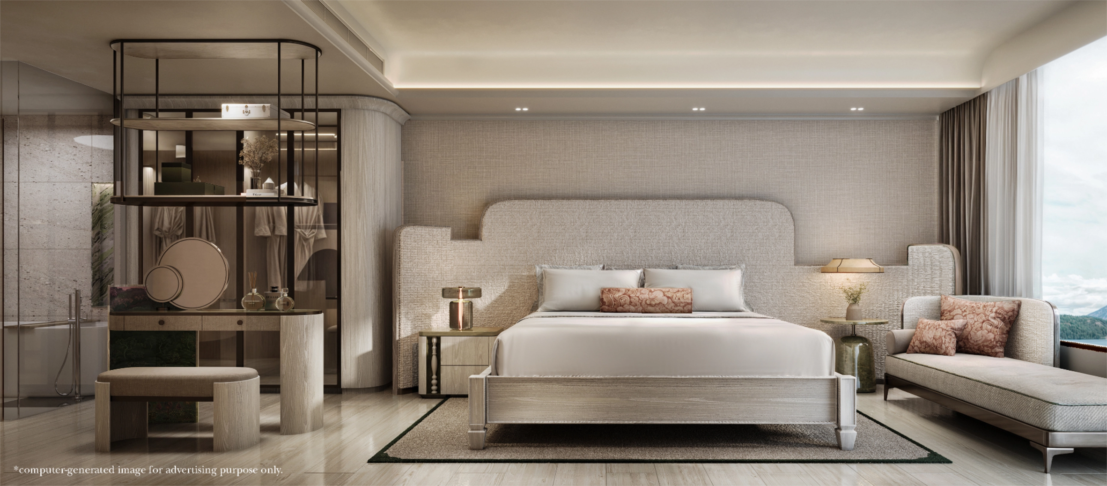 2 Bedroom 100 sq.m. - Master Bedroom