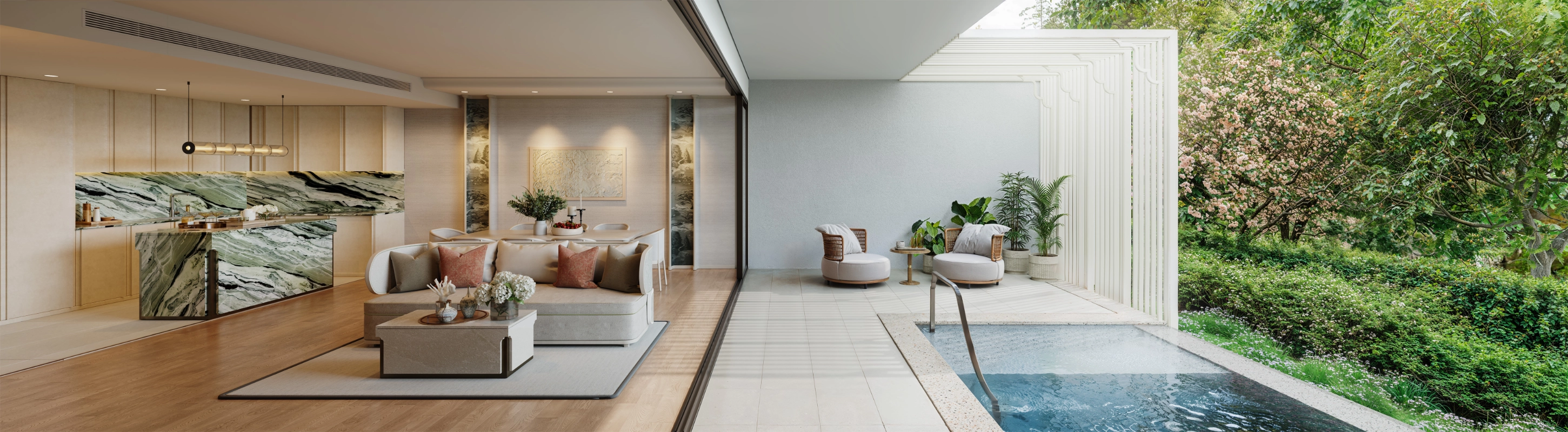 2 Bedroom with Private Pool 169-188 sq.m.